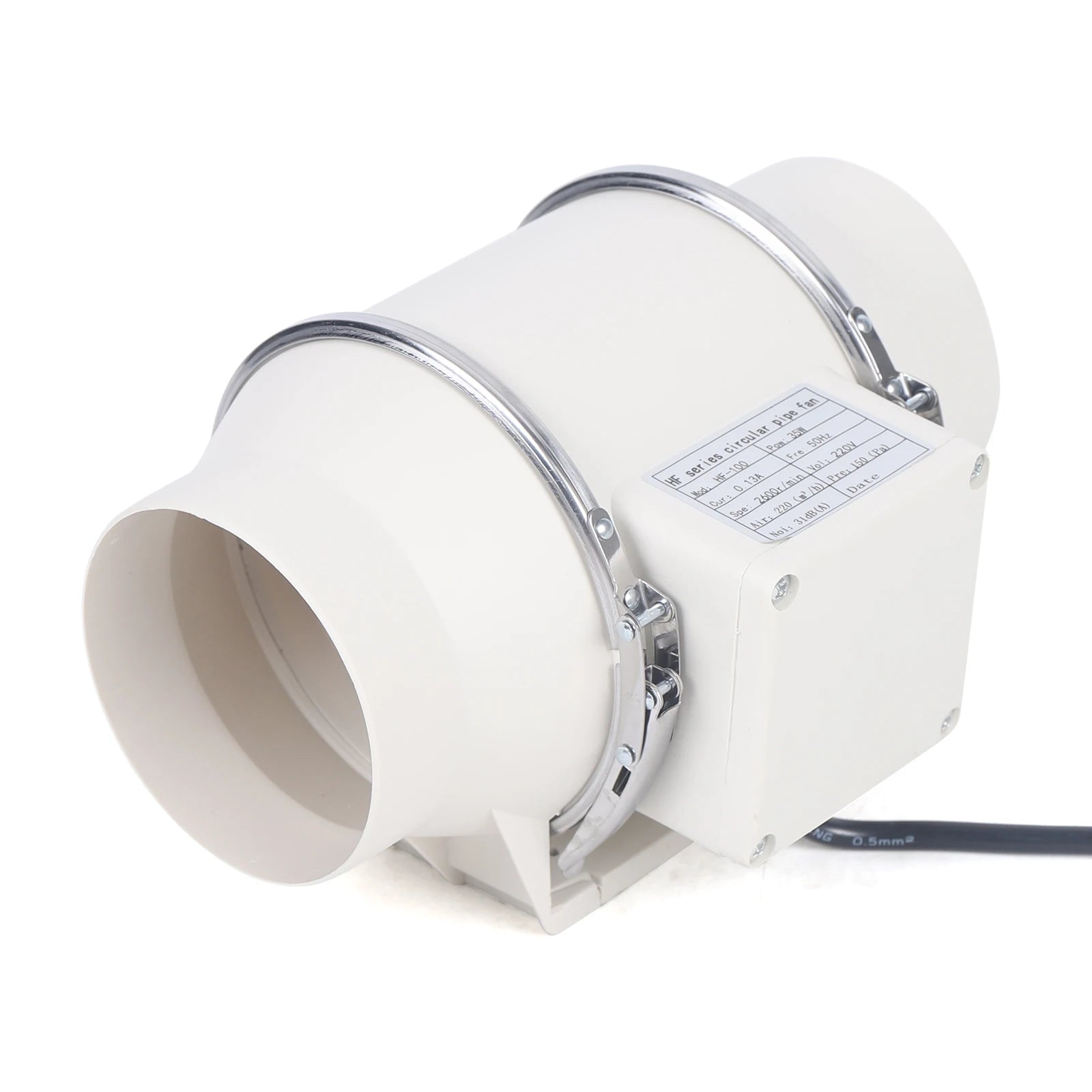 YIYIBYUS Rohrventilator 100 mm