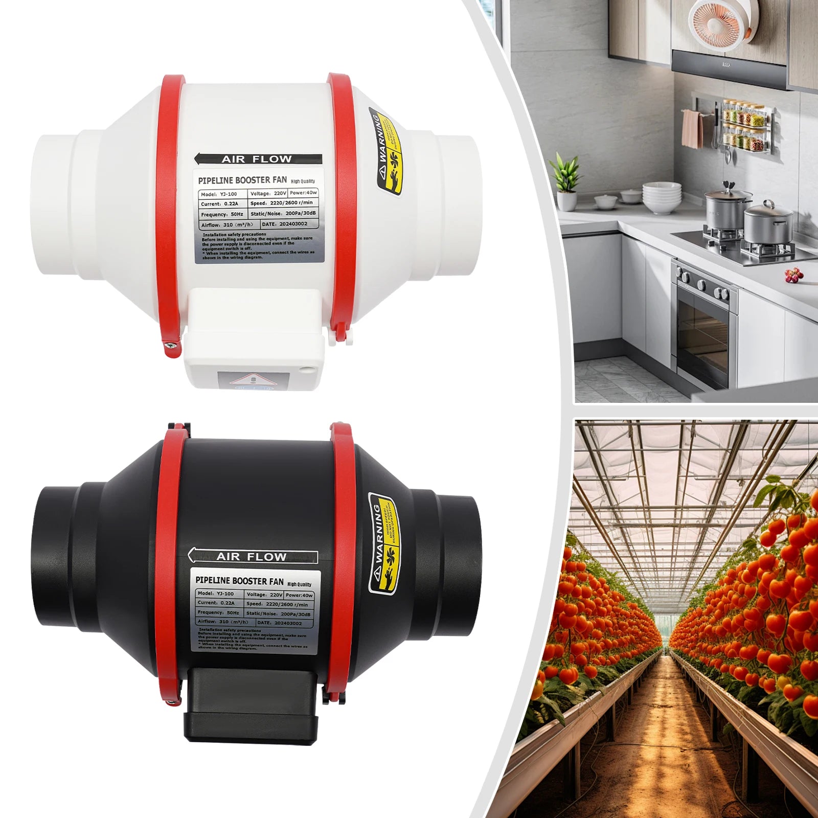 Rohrventilator 100 mm – 40 W