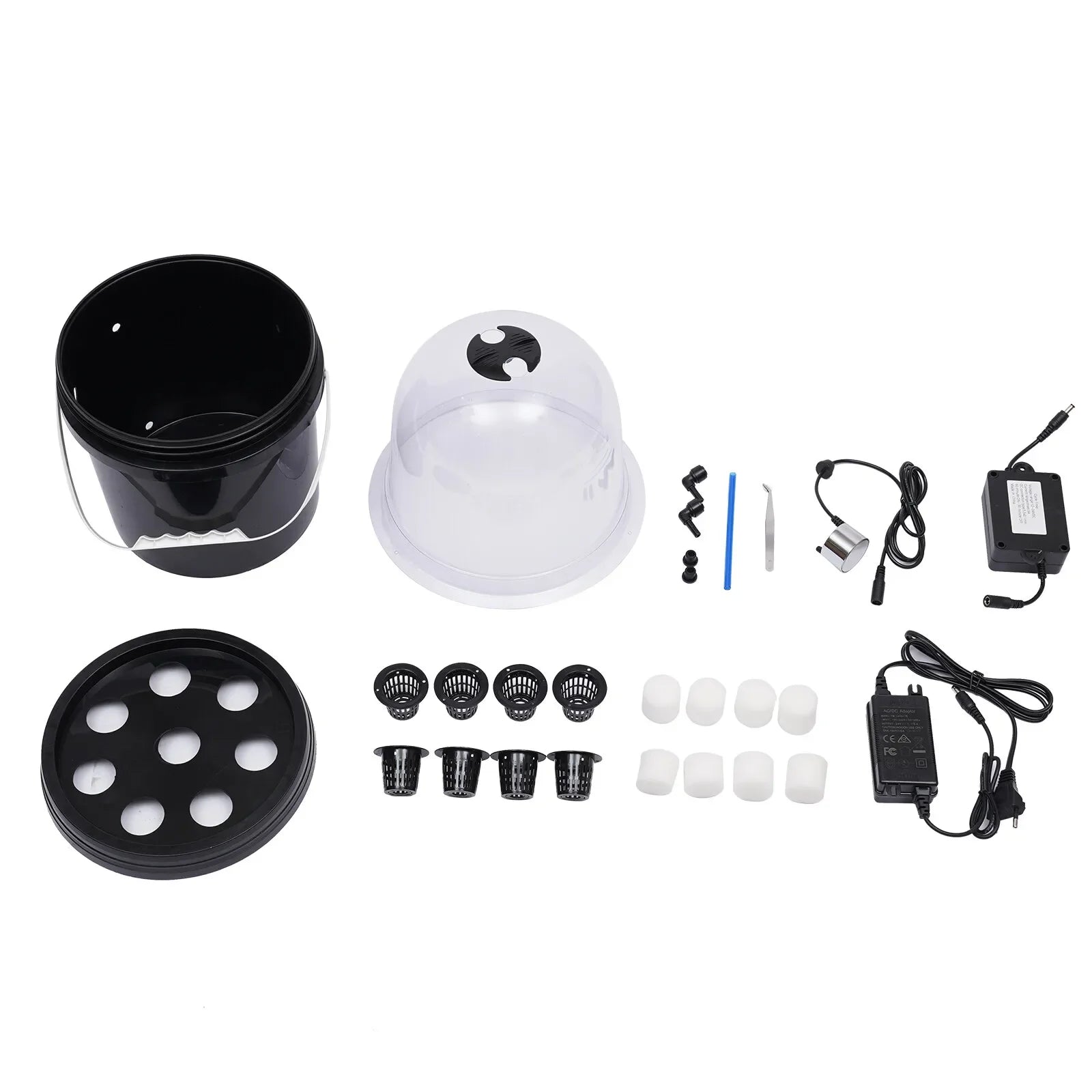 Hydroponic Growing Bucket Kit (mit Timer)