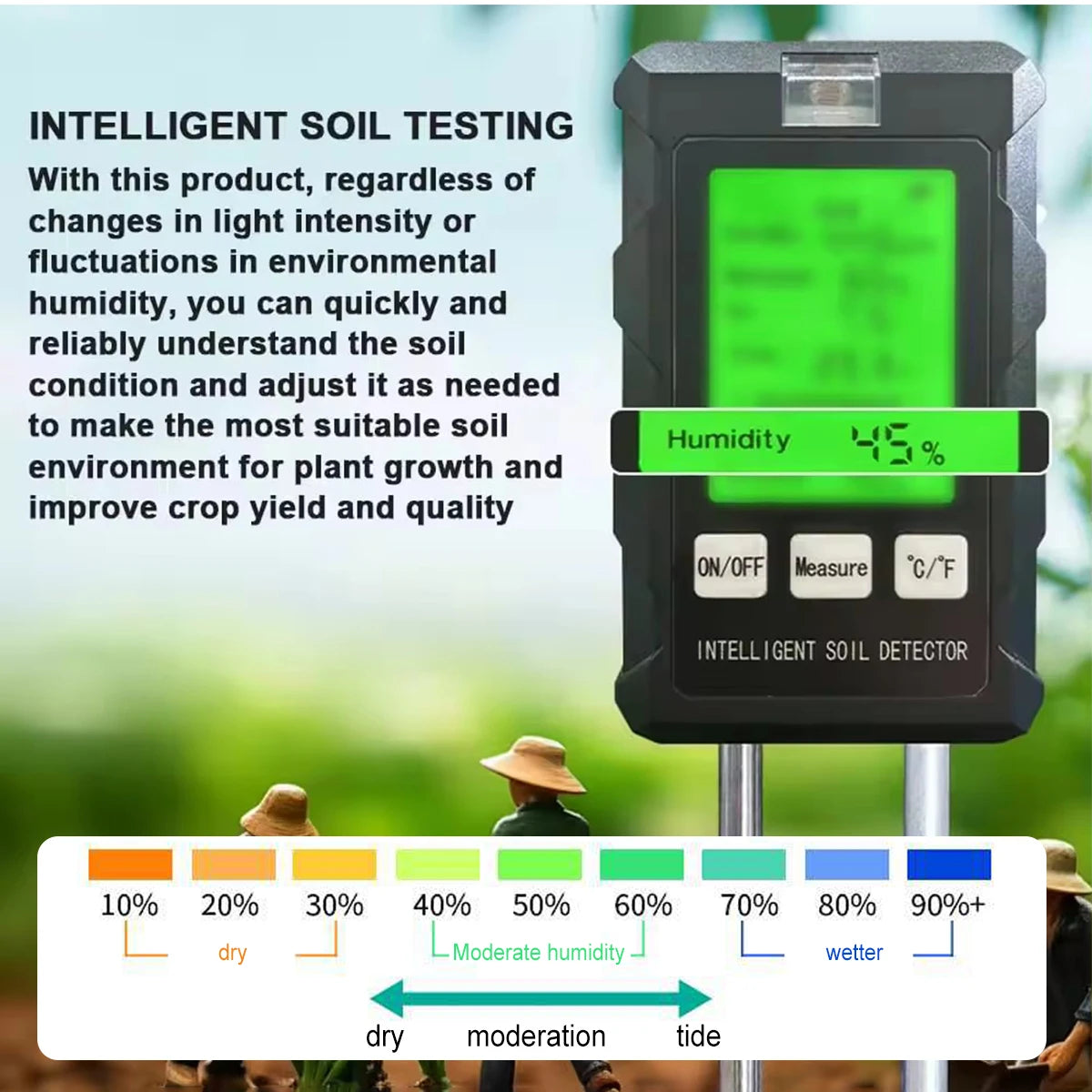6-in-1 Bodenmessgerät