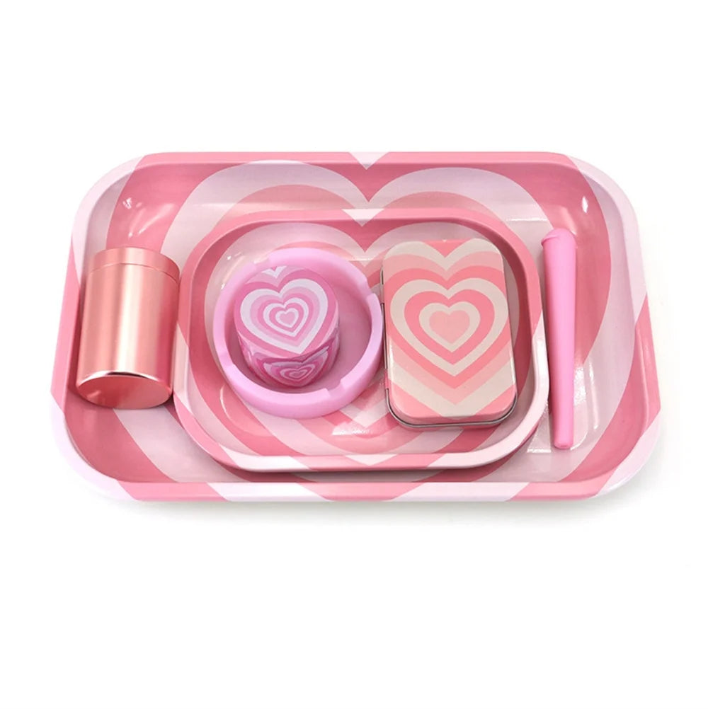 Pink Love Smoking-Set – 7-teiliges Geschenkset für Weihnachten & Valentinstag