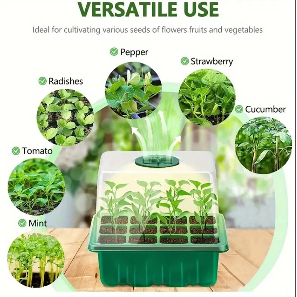 12-Zellen Anzuchtboxen im 5er Pack