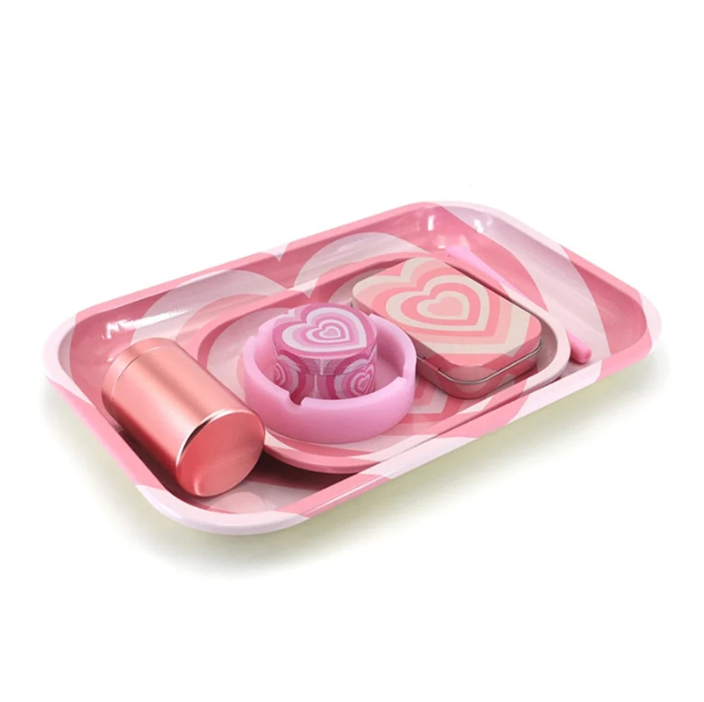 Pink Love Smoking-Set – 7-teiliges Geschenkset für Weihnachten & Valentinstag