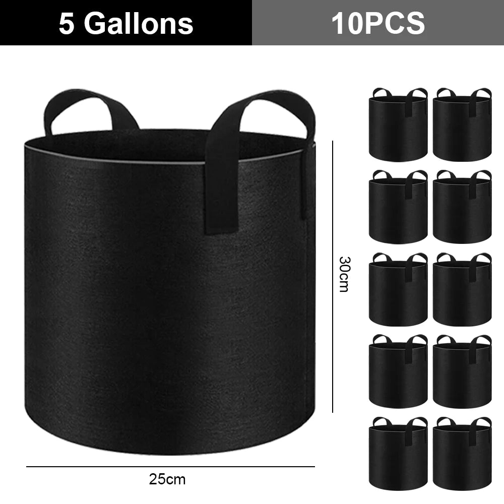 5er/10er Set Pflanzen-Growbags