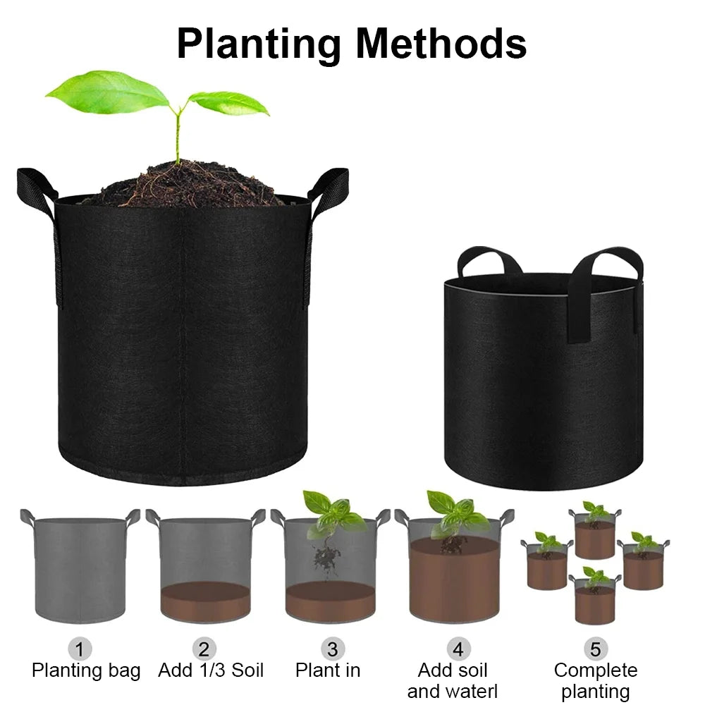 5er/10er Set Pflanzen-Growbags