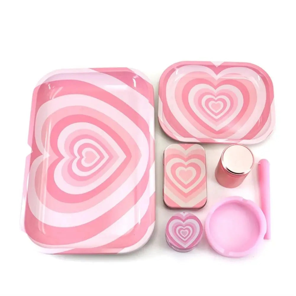 Pink Love Smoking-Set – 7-teiliges Geschenkset für Weihnachten & Valentinstag