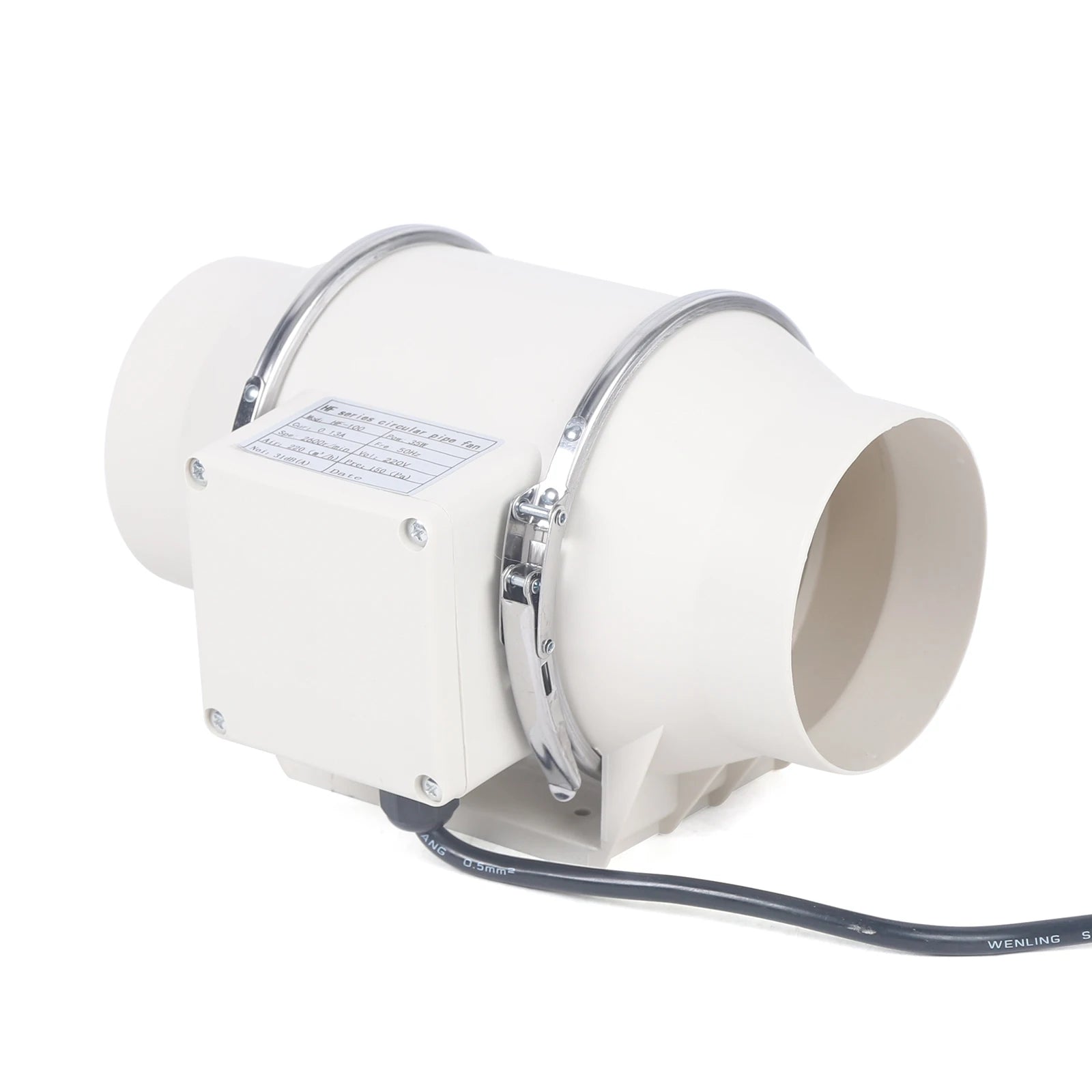 YIYIBYUS Rohrventilator 100 mm