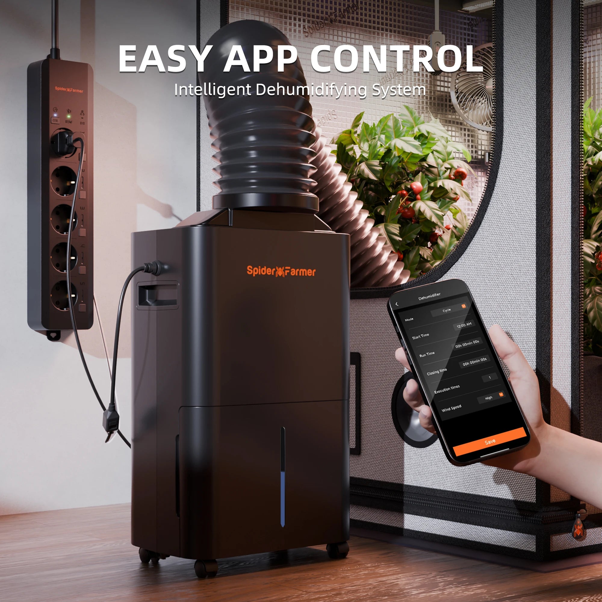 Luftentfeuchter mit Smart-Kontrolle