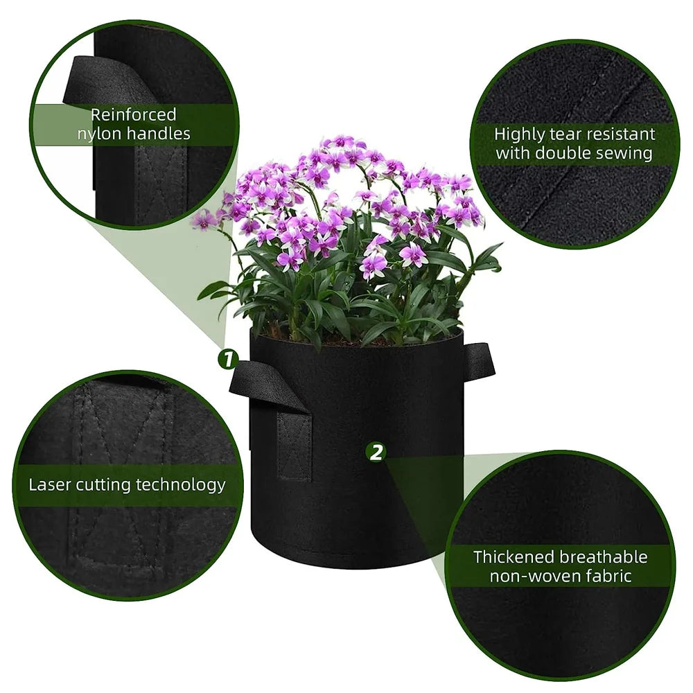 5er/10er Set Pflanzen-Growbags