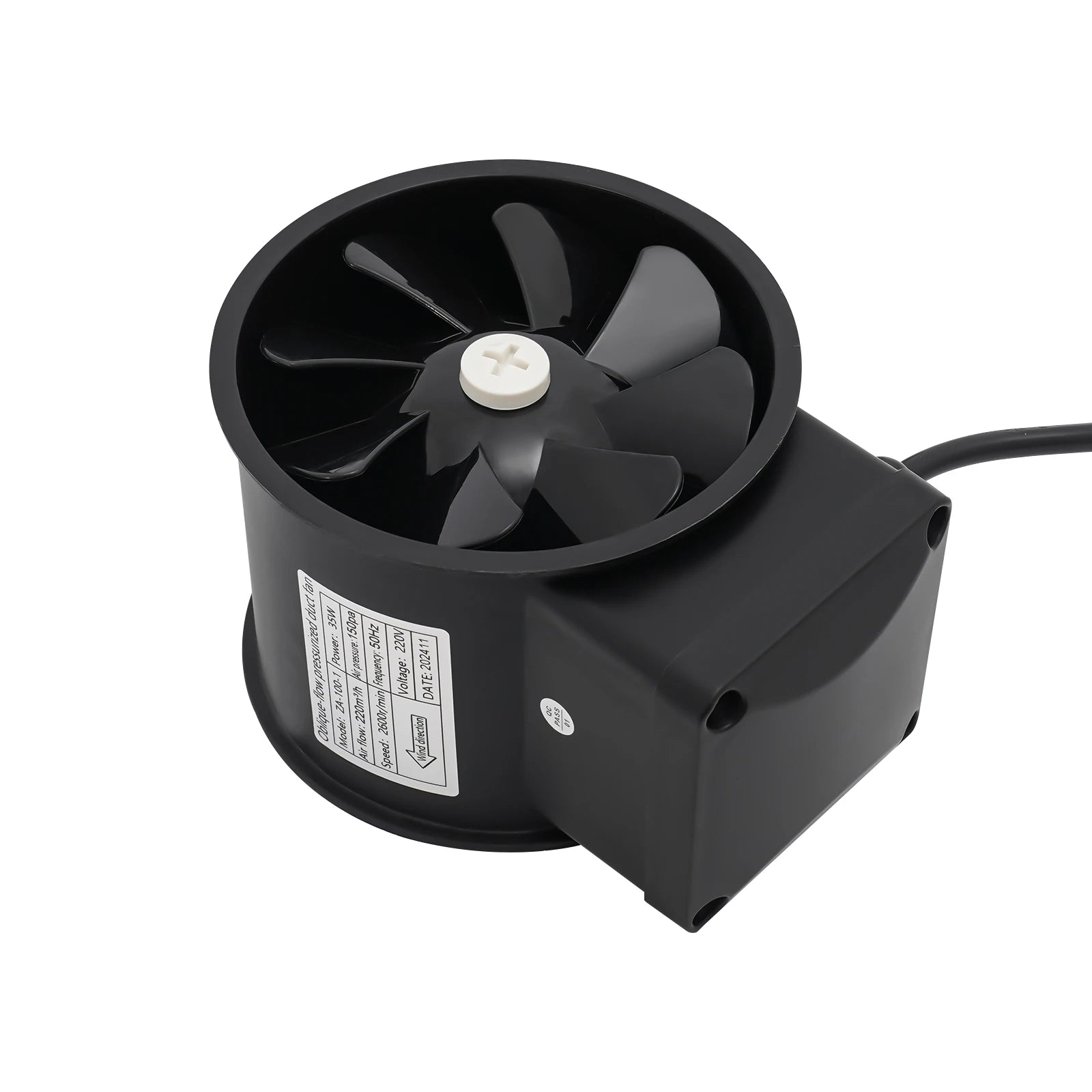 YIYIBYUS Rohrventilator 100 mm