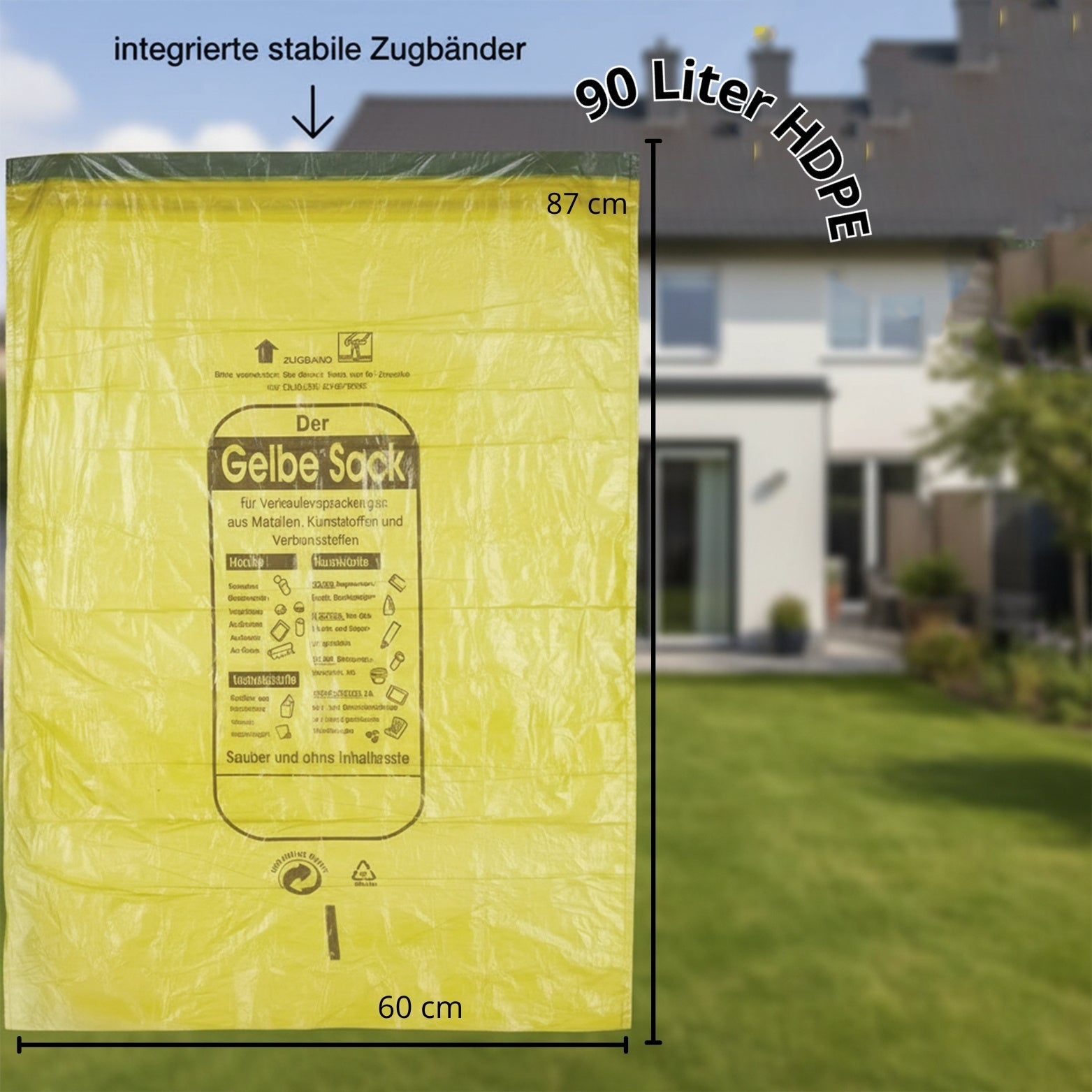 FLINKO Gelbe Säcke 90L